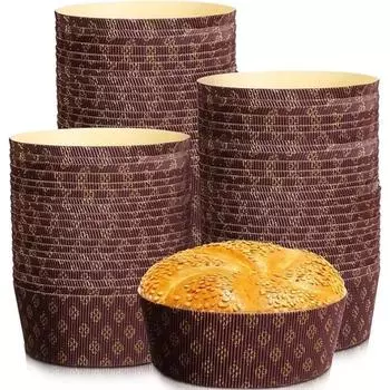 Форма для выпечки итальянского рождественского хлеба Panettone, коробка для торта Pandoro, прочная бумажные стаканчики для торта, аксессуары