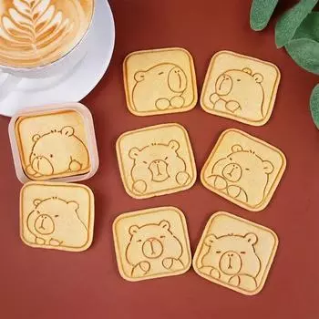 Форма для выпечки капибары своими руками Креативный набор формочек для печенья капибара крекер формочка для печенья реквизит для печенья Set 4(4pcs)