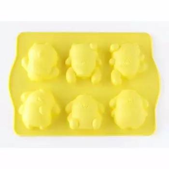 форма для выпечки котта силиконовая форма помпомпурин жёлтый