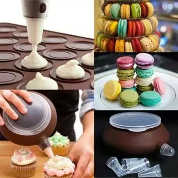 Форма для выпечки макарон, форма для выпечки, горшок, многоразовые насадки для крема, насадки для подарков, набор насадок для торта