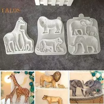 Форма для выпечки, простая в использовании, инструмент для выемки из формы, экологически чистая, практичная, форма для украшения торта в виде слона, для дома A