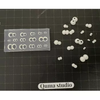 Форма для выражения глаз куклы, изготовление идеальных глаз, миниатюрные куклы, изысканная форма из смолы для выражения глаз, стильные формы для глаз