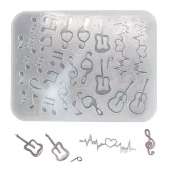 Форма для заливки смоляного шейкера, силиконовая форма для гитары, наполнитель для эпоксидной смолы, зыбучие пески, форма для заливки ювелирных изделий