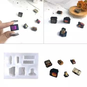 Форма для заливки смолы в шейкер, силиконовая форма для камеры, наполнитель для эпоксидной смолы, зыбучие пески, форма для заливки ювелирных изделий