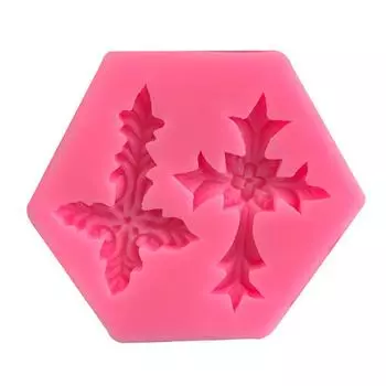 Форма Готический цветок крест торт форма силиконовая помадка шоколад изготовление выпечки инструменты смоляные украшения украшения для рук DIY