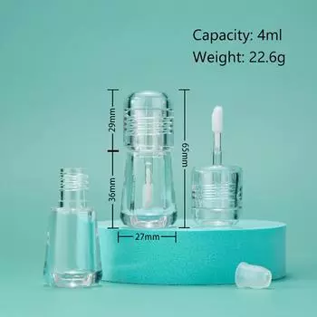 Форма гриба пустые прозрачные контейнеры для упаковки блеска для губ косметические тюбики для блеска для губ контейнер для упаковки блеска для губ своими руками помада прозрачный