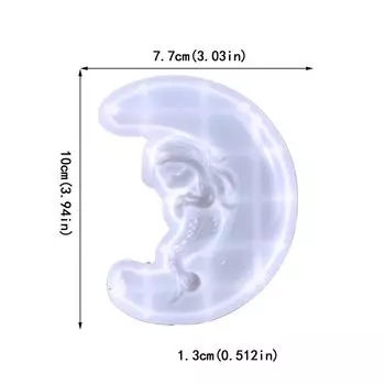 Форма из силиконовой смолы «Русалка», форма для литья из эпоксидной смолы «Русалка» для изготовления подвесок, ювелирных изделий, силиконовая форма для брелков прозрачный