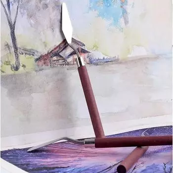 Форма лопаты, картина маслом, нож, металлический шпатель, мастихин, картина маслом, нож для смешивания пигментов, скребок, инструмент для художественных промыслов
