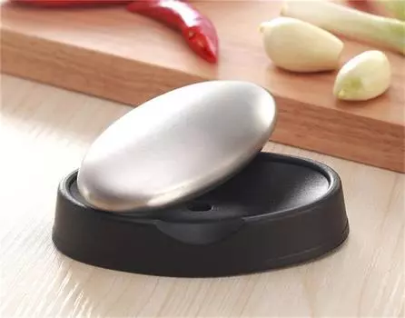 Форма мыла из нержавеющей стали Дезодорирует запах с рук Розничная продажа Устранение запаха на кухне Мыло для ванной Полезные инструменты Мыло для удаления запаха