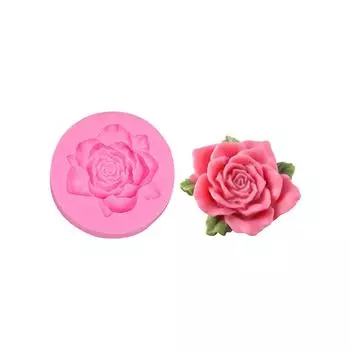 Форма розы DIY шоколадный торт помадка клей силиконовая форма украшения формирование выпечки инструменты One Size розовый