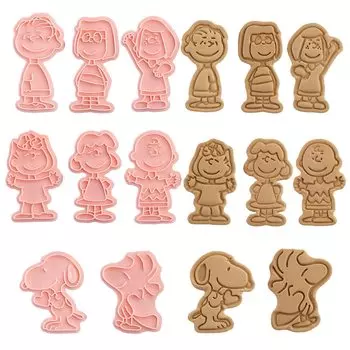 Formemory Cookie 3D Cooking Cutter 8 Piece Cookie Confectionery Press Kitchen Lunch Birthday Поставляется с эксклюзивной упаковкой Box Cookie Mold Form, Set,