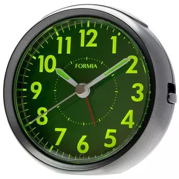 Formia Table Alarm Easy to Continuous Second Electronic Snooze Concentrating Light Automatic Hodogaya Electronic Gunmetal Clock, Clock, Read, Hand,