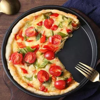 Формирование формы для пиццы без запаха, устойчивое к высоким температурам, многоразовое интегрированное 6inch