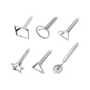 Формочки для печенья из нержавеющей стали, прочные, с ручкой, для самостоятельной выпечки, для помадки, глиняные формочки для мероприятий, ресторанов