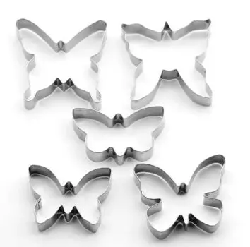Формочки для печенья Изготовление печенья Сладости Изготовление печенья Валентинка Формочки для печенья из нержавеющей стали (бабочка)