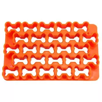 Формочки для печенья в виде собачьей кости, пластиковые, многоразовые, легко моются, 25 шт., формочки для печенья в виде косточки для теста и хлеба