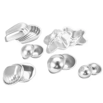 Формы для бомбочек для ванны из алюминиевого сплава ручной работы, инструменты для изготовления шипучих тортов своими руками