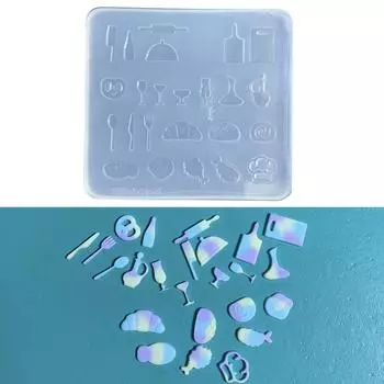 Формы для деталей стаканов для встряхивания, силиконовые формы для поделок на кухонную тематику, инструменты для изготовления ювелирных изделий, силиконовые формы для изготовления ювелирных изделий