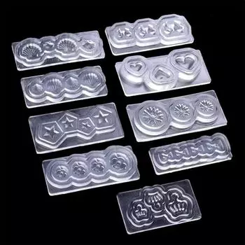 Формы для литья смолы для украшения ногтей, маникюрные кристаллы, шаблоны своими руками, подарочные цветы, банты, короны, звезды для ракушек B