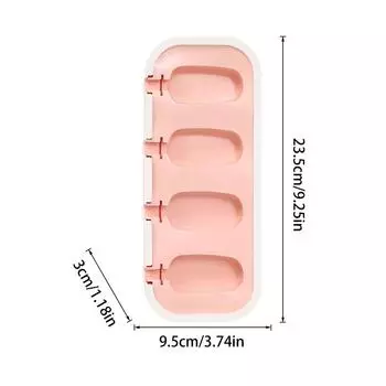 Формы для мороженого из силикона, формы для эскимо, легко извлекаемые, формы для эскимо, пищевые формы для мороженого, для пудинга, смузи, мороженого