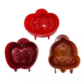 Формы для пирогов Fall Hand Pie Molds, форма для пирога из пищевого пластика Apple-Acorn-Pumpkin, простая в использовании, чистая, карманная форма для пирога, подарок для выпечки на кухне