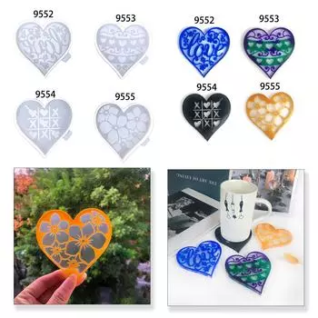 Формы для подносов для столовых приборов, формы для подставок «сделай сам», силиконовые формы для подносов, формы для литья эпоксидной смолы для литья своими руками, украшение дома C