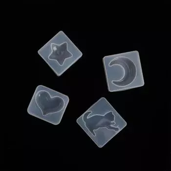 Формы для подвесок Формы из смолы в форме сердца Жидкие силиконовые формы Инструменты для изготовления ювелирных изделий Декоративное ремесло heart