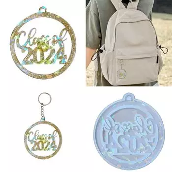 Формы для проектов «сделай сам» 2024 Силиконовые формы для кулонов на выпускной Силиконовые формы для поделок Формы для кулонов на брелок Силиконовый материал