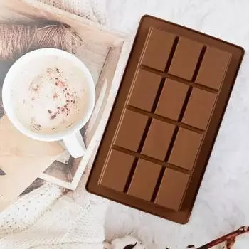 Формы для шоколада 1 упаковка, большие и толстые силиконовые формы для шоколада с начинкой, большая форма для шоколадных конфет