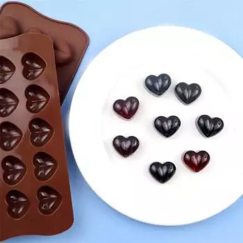 Формы для шоколада Love Heart трафарет для выпечки своими руками мягкие конфеты желе пудинг силиконовая форма форма для льда решетка на День святого Валентина шоколадный