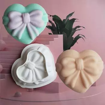 Формы для силикагеля, аксессуары для украшения торта «Любовь», дизайн в виде сердца, силиконовые формы для торта, свадьбы, годовщины, шоколадные формы
