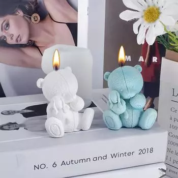 Формы для свечей цилиндрической формы Силиконовая форма для изготовления свечей Многоразовая форма для свечей из смолы Формы для литья смолы Силиконовая форма своими руками