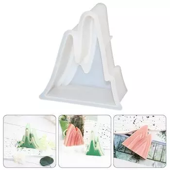 Формы для свечей «Снежная гора» для изготовления свечей, мыла, рождественских подарков, украшений для комнаты, силиконовые формы в форме горы 2