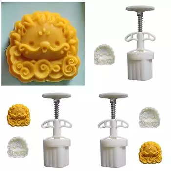 Формы для торта «Лунный дракон» для фестиваля середины осени, штампы для печенья, ручной пресс для выпечки торта «Лунный дракон»