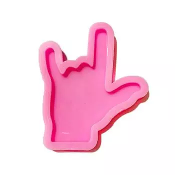 Формы из эпоксидной смолы, силиконовые украшения, изготовление знаков вручную, формы для подвесок ручной работы, украшения, ожерелье ко Дню святого Валентина