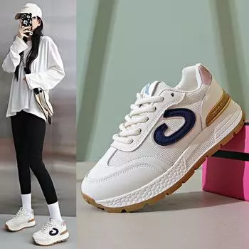 Forrest Gump Классические кроссовки на платформе Весна Новые универсальные повседневные легкие сетчатые удобные спортивные туфли для пап 35 красный