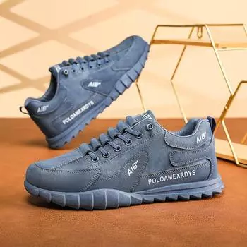 Forrest Gump men s shoes 2025 new spring tide brand high-end sports running casual board shoes one pedal Doudou shoes 39