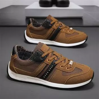 Forrest Gump мужская обувь 2025 года, новая весенняя повседневная спортивная обувь, мужская обувь с тонкой подошвой, молодежная, сетчатая, дышащая, для вождения 39 коричневый