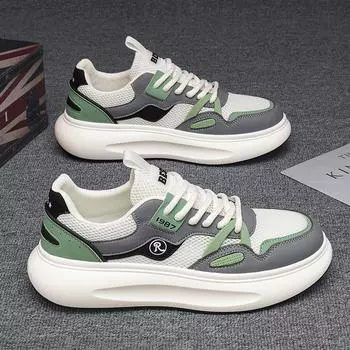 Forrest Gump мужская обувь летняя дышащая обувь для школьников младших классов подростков сетчатая дезодорирующая сетчатая обувь для спорта и отдыха маленький белый папа трен 39