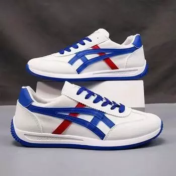 Forrest Gump обувь мужские белые туфли на плоской подошве 2025 новые повседневные спортивные туфли ретро мягкая подошва беговые модные туфли молодежные 39 чёрный