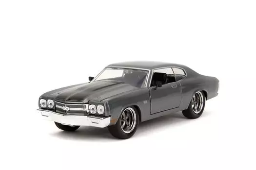 Форсаж 1970 Chevy Chevelle SS литой автомобиль детские и взрослые игрушки и 124 (Серый)