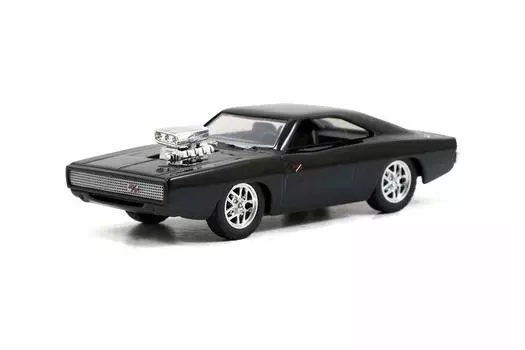 Форсаж Литой автомобиль Dodge Charger СБОРКА СОБИРАЙ 155 DOM s R/TN чёрный
