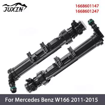 Форсунка омывателя фар черная, подходит для Mercedes-Benz W166 ML350 ML550 ML63 2011-2015 1668601147 Left
