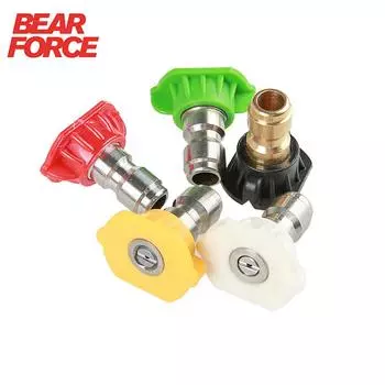 Форсунки для мойки высокого давления, насадки для быстрого подключения автомойки, насадка 1/4 дюйма; Насадка для распыления воды под высоким давлением, набор насадок 1/4 дюйма; Быстрые советы