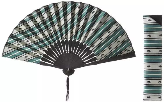 FORTUNA Tokyo Kyo Fan Success Success Emerald Green 17. FT-F17EG