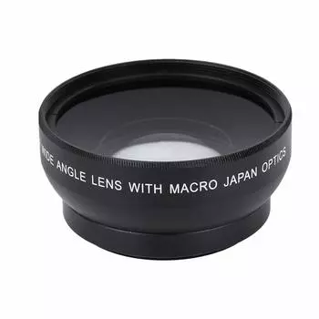 fosa широкоугольный конвертер сменный объектив для видеокамеры широкоугольный объектив для объектива камеры макрообъектив конвертер объектив с сумкой для хранения 49 мм крепление 0.45x