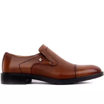 Fosco - коричневая кожаная мужская повседневная обувь