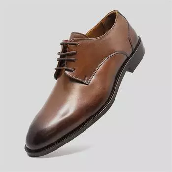 Fosco Man Классическая обувь из 100% натуральной кожи Microlight Sole