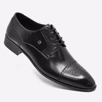 Fosco Man Классическая обувь из 100% натуральной кожи с подошвой для инъекций