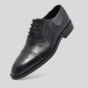 Fosco Man Классическая обувь из 100% натуральной кожи Microlight Sole